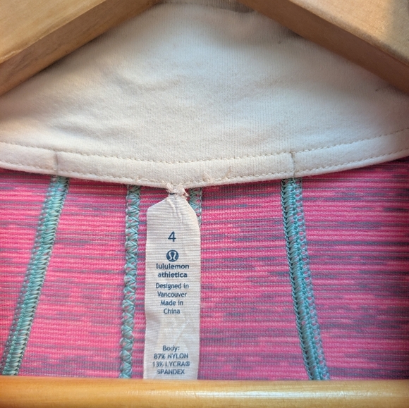 Lululemon Forme Jacket Cuffins – Wee Are From Space Neon Pink Opal – Size 4 - Picture 9 of 10